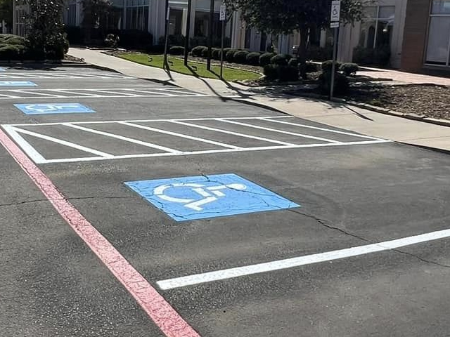 What is the life expectancy of parking lot striping?