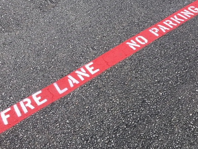 Fire Lane Striping Asheville