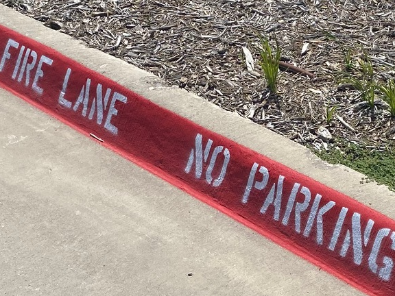 Fire Lane Striping Company in Corsicana