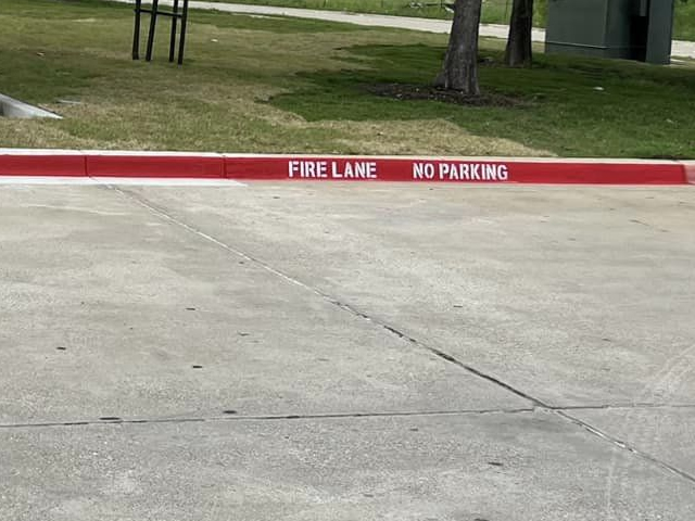 Fire Lane Striping Muncie, IN