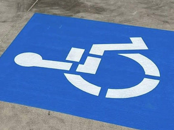 Handicap Stall Striping Corsicana, Texas