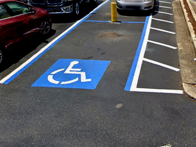 Handicap Stall Striping Mobile Alabama