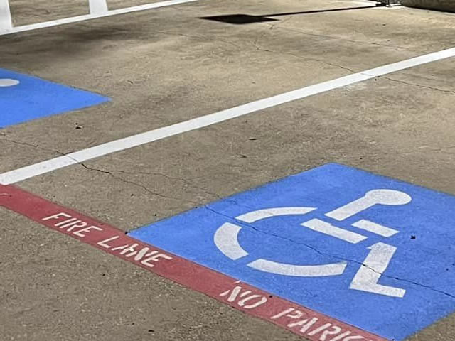 What is the life expectancy of parking lot striping?