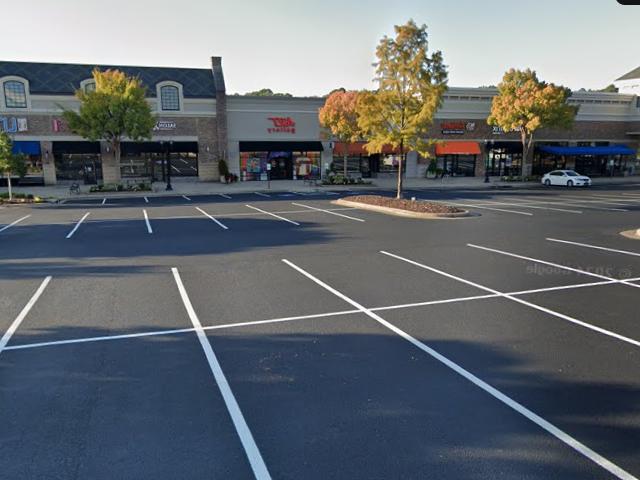 Shopping Center Line Striping