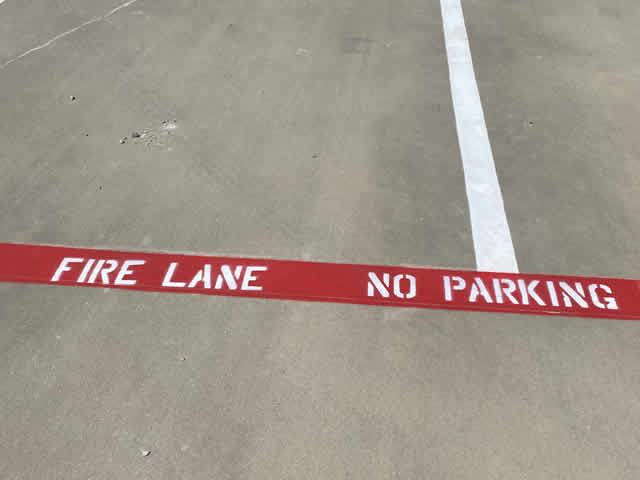 Fire Lane Striping Moore, OK