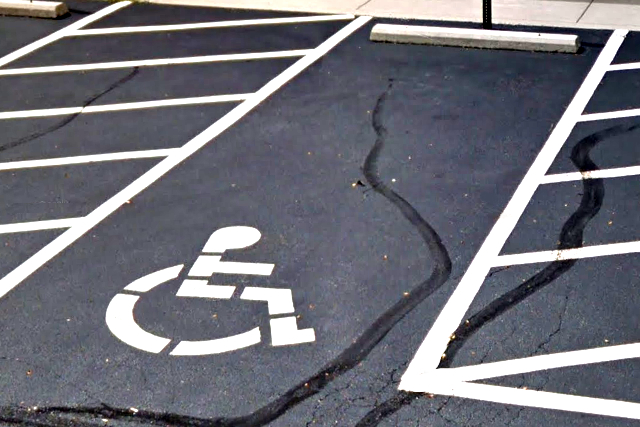 Parking Lot Striping Paint For Handicap Stalls St. Louis