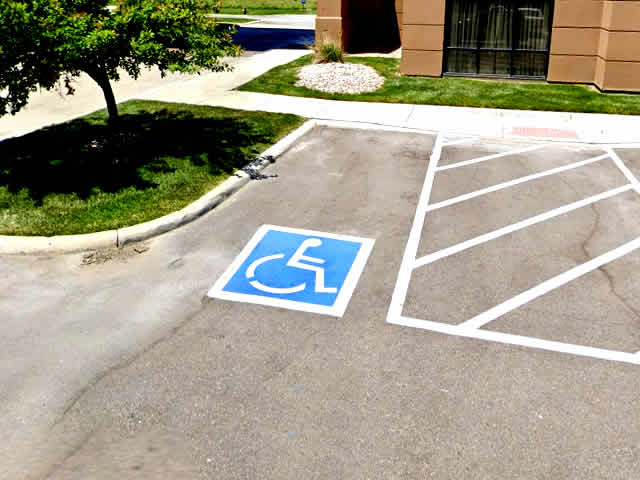 Handicap Striping Omaha Nebraska