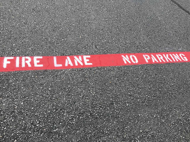 Fire Lane  Striping Denison, TX