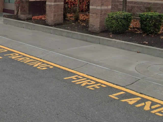 Fire Lane Striping Tacoma Washington